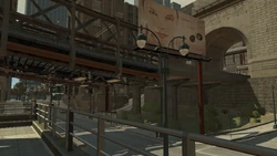 The Broker Bridge landing passing over 