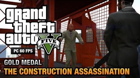 GTA 5 PC - Mission 48 - The Construction Assassination Gold Medal Guide - 1080p 60fps