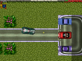 Locating the three cars.