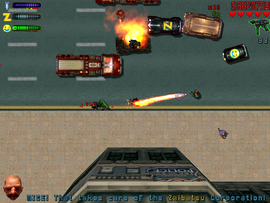 Killing Trey Welsh while being attacked by Elmo using a Flamethrower.