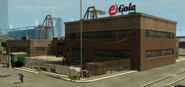 An ECola office in Port Tudor, Alderney in GTA IV.