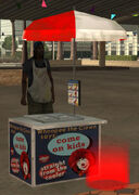 A Cherry Poppers ice cream stall in The Strip, Las Venturas.