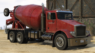 4-axle Mixer in the original version of GTA V. (Rear quarter view)