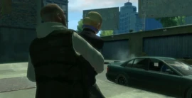 She'sAKeeper-GTAIV.jpg (48 KB) Gordon transferring Gracie Ancelotti, the daughter of Ancelotti Crime Family leader, to a car that Niko will drive.
