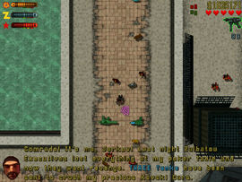 A Rocket Launcher and an ElectroGun are provided for this job.