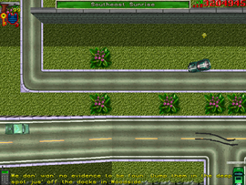 Driving to the hacienda in East Sunrise.