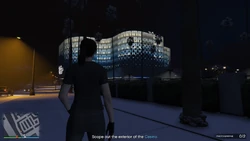 Scope out the exterior of the Casino