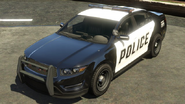 The Police Interceptor with an LED light bar.