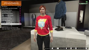 Red MeTV Sweater