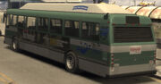 Rear view of GTA IV bus.