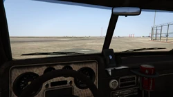 Driver's first-person view
