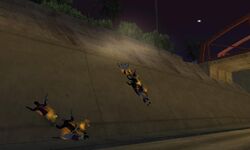 The Ballas died as a result of burning (GTA San Andreas).