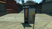 A minimap of Firefly Island found along the Alexander Boardwalk.