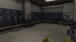 Changing/Locker rooms interior.