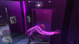Call the elevator.