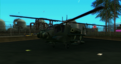 A Hunter in Grand Theft Auto: Vice City Stories (Rear quarter view)