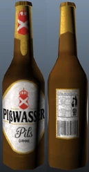Pißwasser beer bottle as seen in GTA IV.