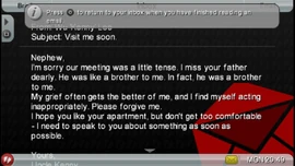 Uncle Kenny sends an email to Huang telling him to go to the restaurant as soon as possible.