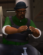 Big Smoke before the shootout in End of the Line in the Definitive Edition.