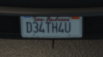 Custom Plate GTAO D34TH4U