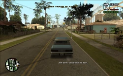 Ryder then asks CJ to drive carefully.