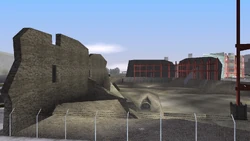 Ruins of the Fort Staunton Opera House.