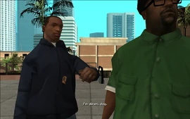 Smoke heads into the Atrium.