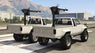 Comparison between the Technical Custom (foreground) and the Technical (background).