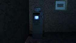 The Triangle Club ATM next to the office.