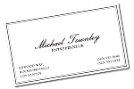 Michael Townley's business card