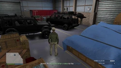 Deliver the Merryweather crates to the Rumpo.