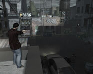 The apartment building in The Ballad of Gay Tony during Drug Wars mission.