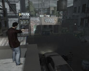 The apartment building in Grand Theft Auto IV during Drug Wars mission.