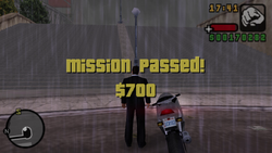 Mission passed! $700 awarded.