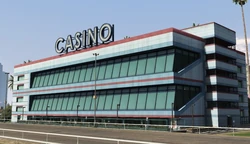 The casino at day, as seen from the race track