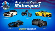 Premium Deluxe Motorsport stock.