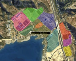 Grapeseed Land Survey GTAV Map Grapeseed Cow Farm