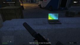 En hackbar bärbar dator (i Los Santos -anslutningen)