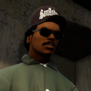 Ryder in a screenshot from Grand Theft Auto: The Trilogy - The Definitive Edition.