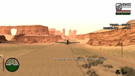 ...Therefore, the US Air Force is less likely to shoot him down.