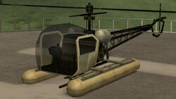 Helicóptero Seasparrow GTA San Andreas