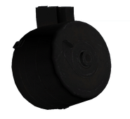 Assault Rifle drum magazine.