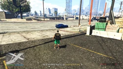 Go to the  construction site