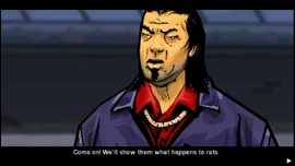 Chan asks Huang to come with him to a meeting with the "rats".