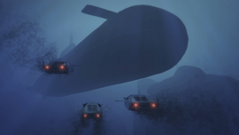 Strombergs approaching the submarine in the Doomsday Heist update trailer.