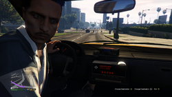 ...and then selecting Waypoint as a destination in the Taxi.