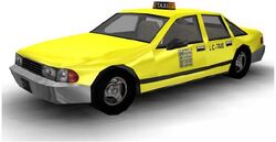 Earlier rendition of the Taxi prior to the game's release.