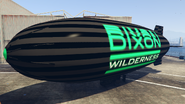 A Dixon Wilderness Blimp in Grand Theft Auto Online. (Rear quarter view)