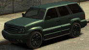 The green Cavalcade requested in Stevie's Car Thefts, GTA IV.