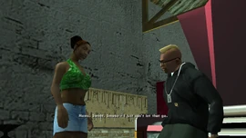 He also says he can't forget his mother, his brother, and Big Smoke.